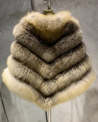 Couture Fox Fur Cape