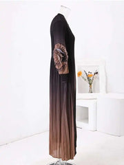 Truly Pleated Sleeveless Dress & Coat