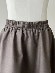 Luxury Minimalist A-Line Skirt