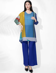 Pleated Two-Piece Evening Set