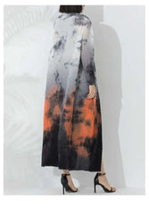Luxe Japanese Pleated Long Coat