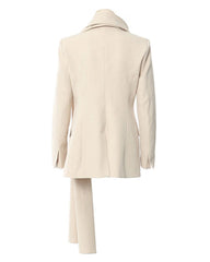 Luxe Minimalist Draped Blazer