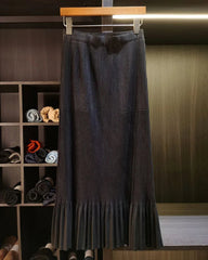 Luxury Pleated Petite-Fit Skirt