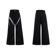 Men's Luxury Wide-Leg Trousers