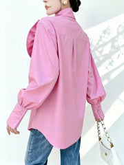 Luxury Floral Appliqué Blouse