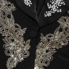 Couture Beaded Formal Blazer