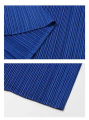 Luxury Asymmetric Pleated Dress