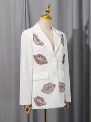 Women's Luxury Rhinestone Blazer