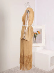 Truly Pleated Tank Top & Skirt