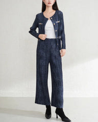 Couture Pleats Blazer & Pants