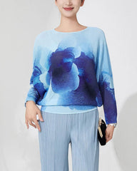 Luxury Pleated Batwing Top