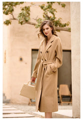 Luxury Cashmere Wool Long Coat