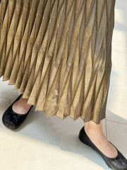 Luxury Pleated Folded Skirt