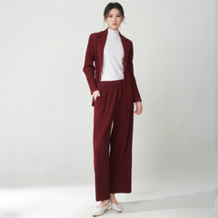 Luxury Plissé Blazer & Trousers