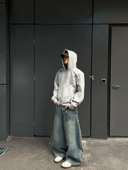 Men - Blue Super Baggy Jeans