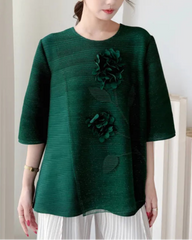 Luxury Pleated Dressy Top