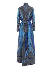 Elegant Plissé Women's Coat