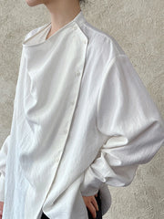 Luxury Draped Blouse Top