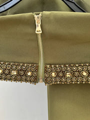 2-Piece Embellished Halter Top & Skirt