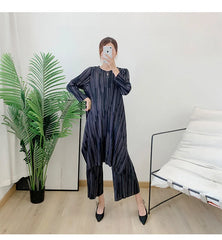 Women's 2 Piece Elegant Oversized Pleated Set