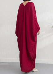 Luxury Pleated Kaftan Dress