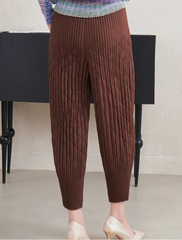 Luxury Tapered Pleated Pants