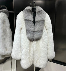 Genuine Fox Fur Coat