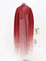 Luxury Pleated Travel Cardigan Coat