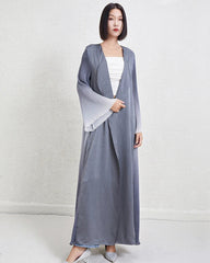 Luxury Pleats Longline Duster