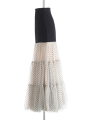 Formal Tulle Polka Dot Skirt