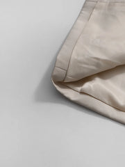 Asymmetrical Ruffle Trench Coat