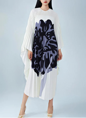 Luxury Pleated Caftans Dress