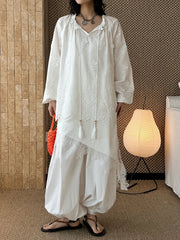 Luxury Japanese-Style Blouse