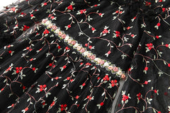 Luxury Tulle Embroidered Dress