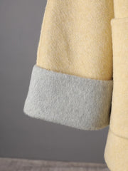 Premium Wool-Blend Oversized Coat