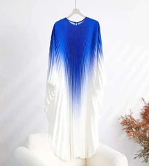 Elegant Kaftan Pleated Resort Dress
