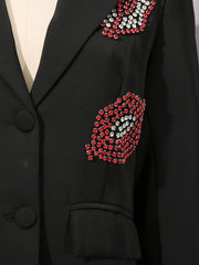 Women's Luxury Rhinestone Blazer