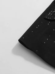 Luxury Crystal Embellished Blazer