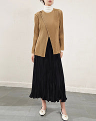 Luxury Convertible Plissé Top