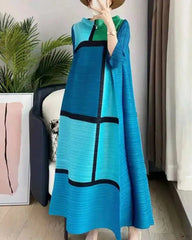Plissé Conservative Tunic Dress