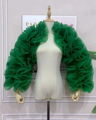 Luxury Ruffle Sleeve Bolero