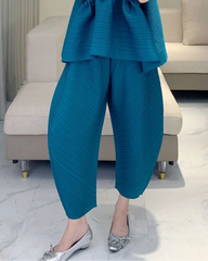 Luxury Plissé Harem Pants