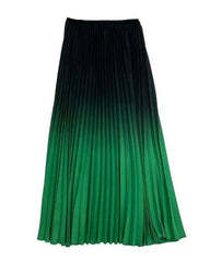 Luxury Plissé Gradient Skirt