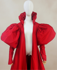 Floor-Length Opera Coat Gown