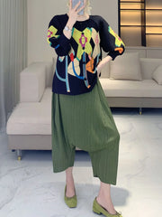 Plissé Japanese Harem Pants