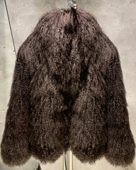 Curly Shearling Lamb Coat
