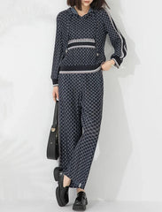 Luxury Pleated Hoodie Set