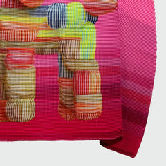 Pleated High-Stretch Ribbed Top