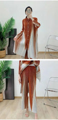 Plissé Wide Leg Trouser & Blouse