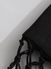 Luxury Asymmetric Fringe Blazer